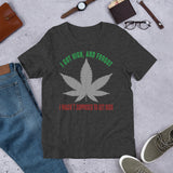 2_123 - I got high and forgot I wasn't supposed to get high - Short-Sleeve Unisex T-Shirt