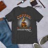 6_181 - Coffee the favorite drink of the civilized world - Short-Sleeve Unisex T-Shirt