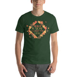 7_278 - The fall of a leaf is a whisper to the living - Short-sleeve unisex t-shirt