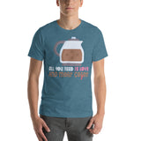 3_33 - All you need is love and more coffee - Short-Sleeve Unisex T-Shirt