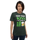 15 - Keep your kiss I'm here for this - Short-sleeve unisex t-shirt