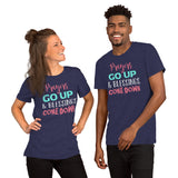 2_272 - Prayers go up, blessings come down - Short-sleeve unisex t-shirt