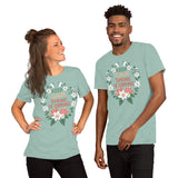 3_63 - Keep calm, Spring is coming - Short-sleeve unisex t-shirt