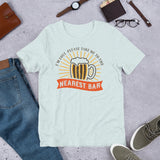 4_196 - I'm lost, please take me to the nearest bar - Short-Sleeve Unisex T-Shirt