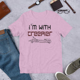 5 - I'm with creepier - Short-Sleeve Unisex T-Shirt