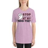 6 - Stop staring at my bootee - Short-Sleeve Unisex T-Shirt