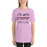 5 - I'm with creepier - Short-Sleeve Unisex T-Shirt