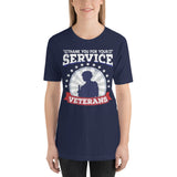 10 - Thank you for your service veterans - Unisex t-shirt