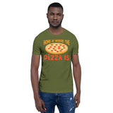 2_164 - Home is where the pizza is - Short-Sleeve Unisex T-Shirt