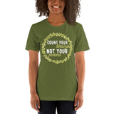 5_163 - Count your blessings, not your problems - Short-sleeve unisex t-shirt