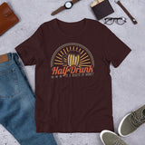 4_193 - Half-drunk, is a waste of money - Short-Sleeve Unisex T-Shirt