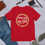 5_163 - Count your blessings, not your problems - Short-sleeve unisex t-shirt