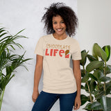 2_211 - Chocolate life - Short-Sleeve Unisex T-Shirt