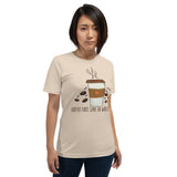 4_177 - Coffee first, save the world later - Short-Sleeve Unisex T-Shirt