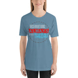 4_256 - Observations always involve theory - Short-sleeve unisex t-shirt