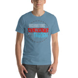 4_256 - Observations always involve theory - Short-sleeve unisex t-shirt