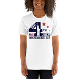 4 - "Happy 4th of July independence day" - Short-Sleeve Unisex T-Shirt