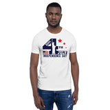 4 - "Happy 4th of July independence day" - Short-Sleeve Unisex T-Shirt