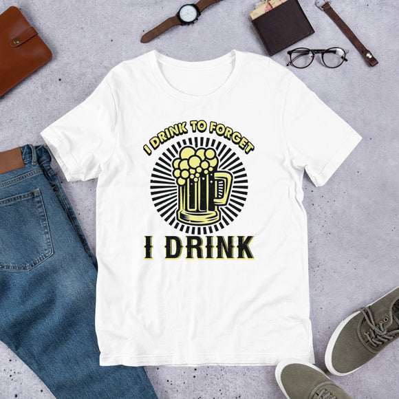 3_11 - I drink to forget I drink - Short-Sleeve Unisex T-Shirt