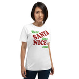 9 - Dear Santa does nice-ish count - Short-Sleeve Unisex T-Shirt