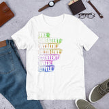 4_78 - The greatest wealth is to live content with little - Short-Sleeve Unisex T-Shirt