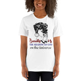 2_258 - Beauty is the shadow of God on the universe - Short-sleeve unisex t-shirt