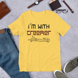 5 - I'm with creepier - Short-Sleeve Unisex T-Shirt