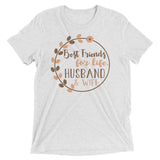 3_125 - Best friends for life, husband and wife - Short sleeve t-shirt