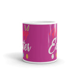 3 - Happy Easter - White glossy mug