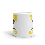 2_55 - To teach is to learn twice - White glossy mug