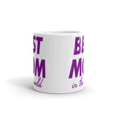 23 - Best mom in the world - White glossy mug