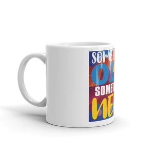 5_217 - Something old, something new - White glossy mug