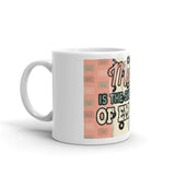 3_153 - Music is the shorthand of emotion - White glossy mug