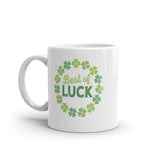 5_291 - Best of luck - White glossy mug