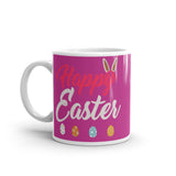 3 - Happy Easter - White glossy mug