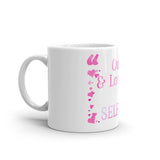 3_16 - Our first and last love is self-love - White glossy mug