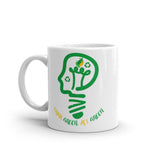 5_199 - Think green, act green - White glossy mug