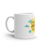 6_235 - A day without sunshine is like night - White glossy mug