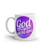 4_83 - God is good all the time - White glossy mug