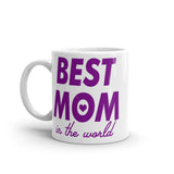 23 - Best mom in the world - White glossy mug