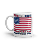 15 - Respect and honor memorial day - White glossy mug