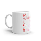 2_249 - Beauty is power; a smile is its sword - White glossy mug