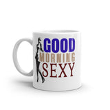 4_20 - Good morning sexy - White glossy mug