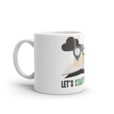 5_150 - Let's start the journey - White glossy mug