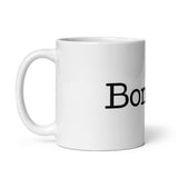 "Bonjour" - White glossy mug