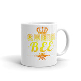 2_149 - Queen bee - White glossy mug