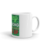 3_103 - When money is talking, the rest of the world shuts up - White glossy mug