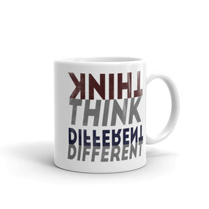 3_43 - Think different - White glossy mug