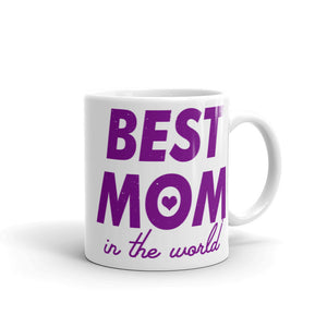 23 - Best mom in the world - White glossy mug