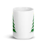 42 - Tree - White glossy mug